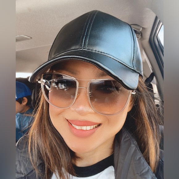 BellanBlue Accessories - Luxe Vegan Leather Baseball Cap